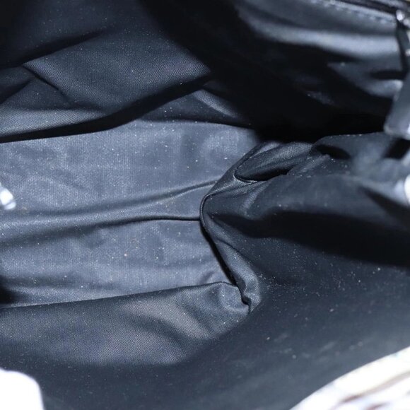 BURBERRY Nova Check Hand Bag Nylon Yellow Auth ti2489 - Picture 12 of 16